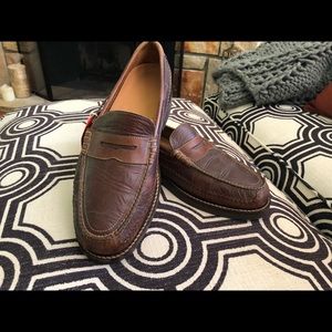 H.S. Trask bison slip on unworn since rebuilt by Trask in 2008 sz 13